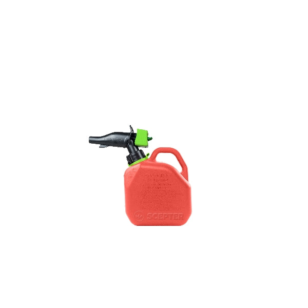 Scepter FR1G101 Gas Can, 3.8 L Capacity, HDPE, Red