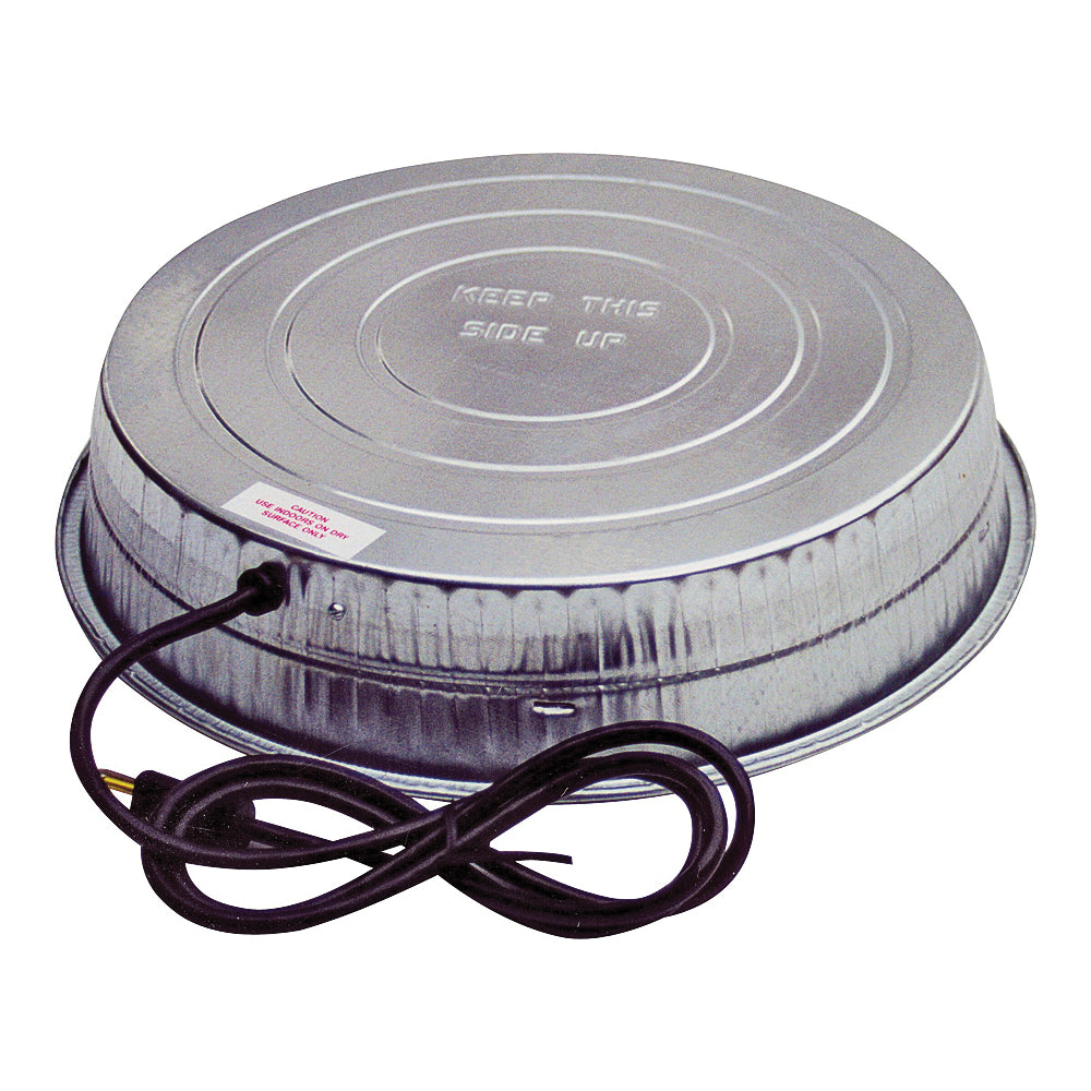 BROWER AEB Automatic Heater Base, 16 in Dia, 3-1/4 in H