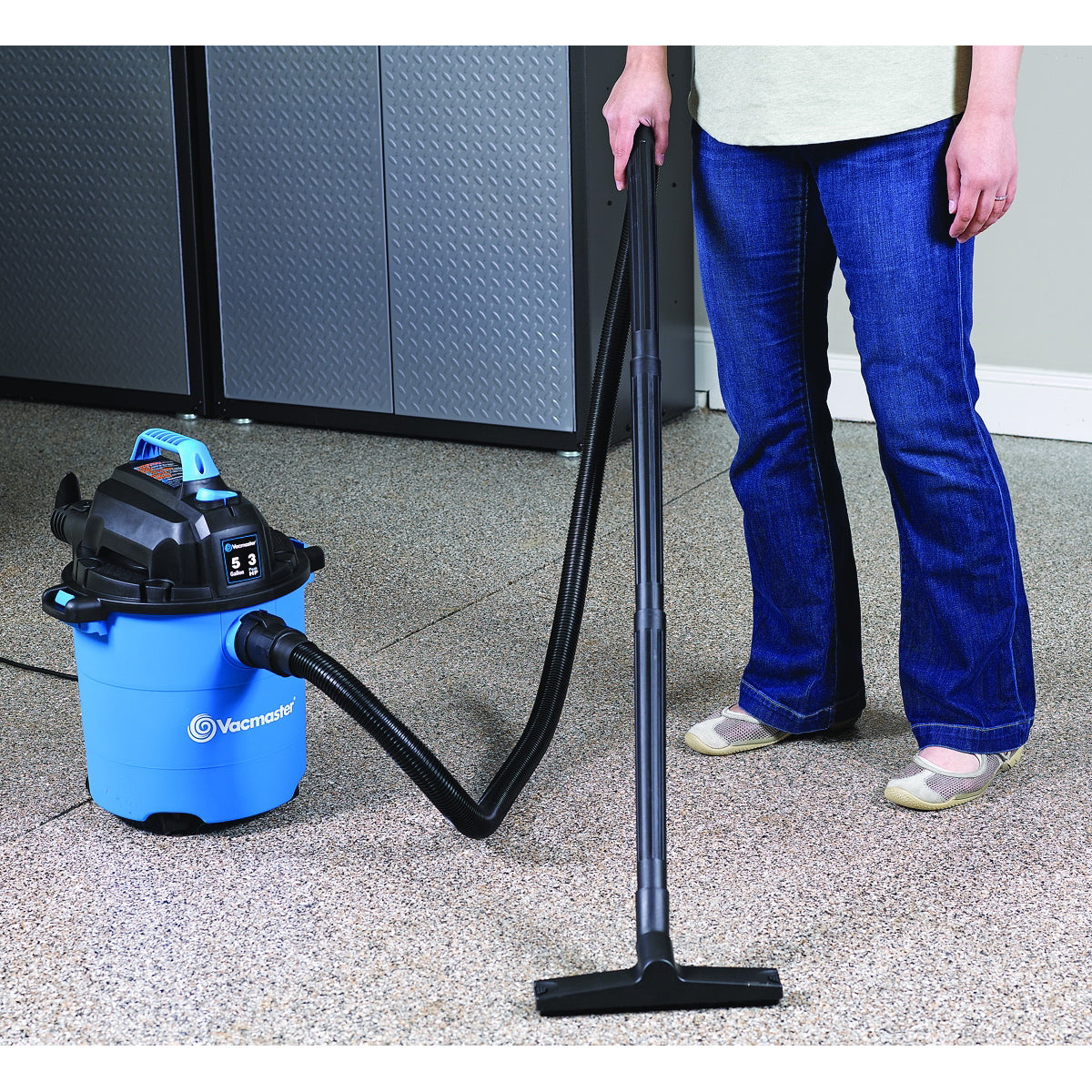 Vacmaster Professional VJC507P Wet and Dry Vacuum Cleaner, 5 gal Vacuum, Foam Sleeve Filter