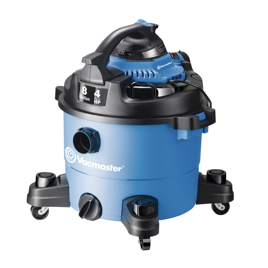 Vacmaster Professional VBV809PF Wet and Dry Vacuum Cleaner, 8 gal Vacuum, Cartridge Filter
