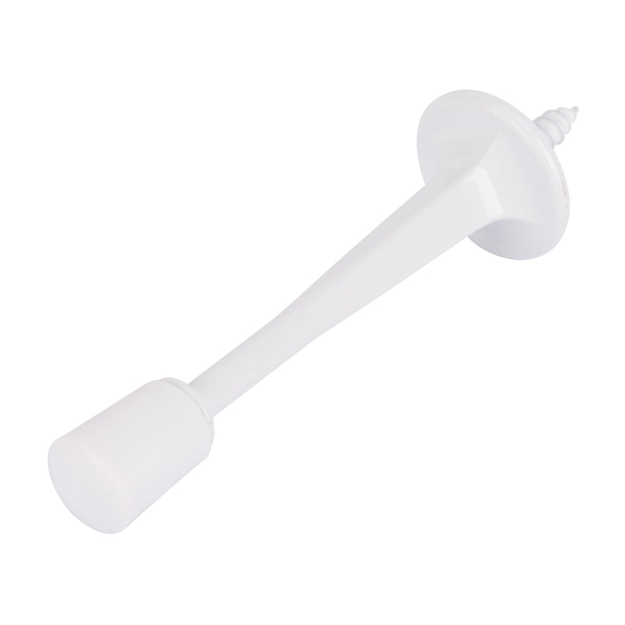 Prosource H20-Z025C-PS Heavy-Duty Rigid Door Stop, 15/16 in Dia Base, 3-1/8 in Projection, Die-Cast Zinc &amp; Plastic