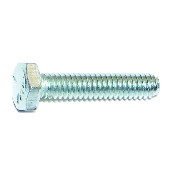 MIDWEST FASTENER 00255 Cap Screw, 1/4-20 in Thread, 1-1/4 in L, Coarse Thread, Hex Drive, Zinc, Zinc, 100 PK