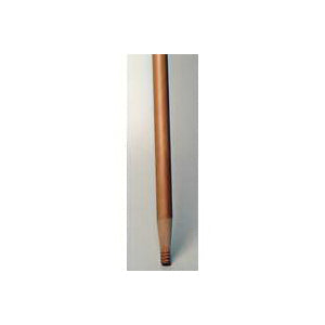 SUPREME ENTERPRISE LA210 Broom Handle, 1-1/8 in Dia, 60 in L, Threaded, Wood