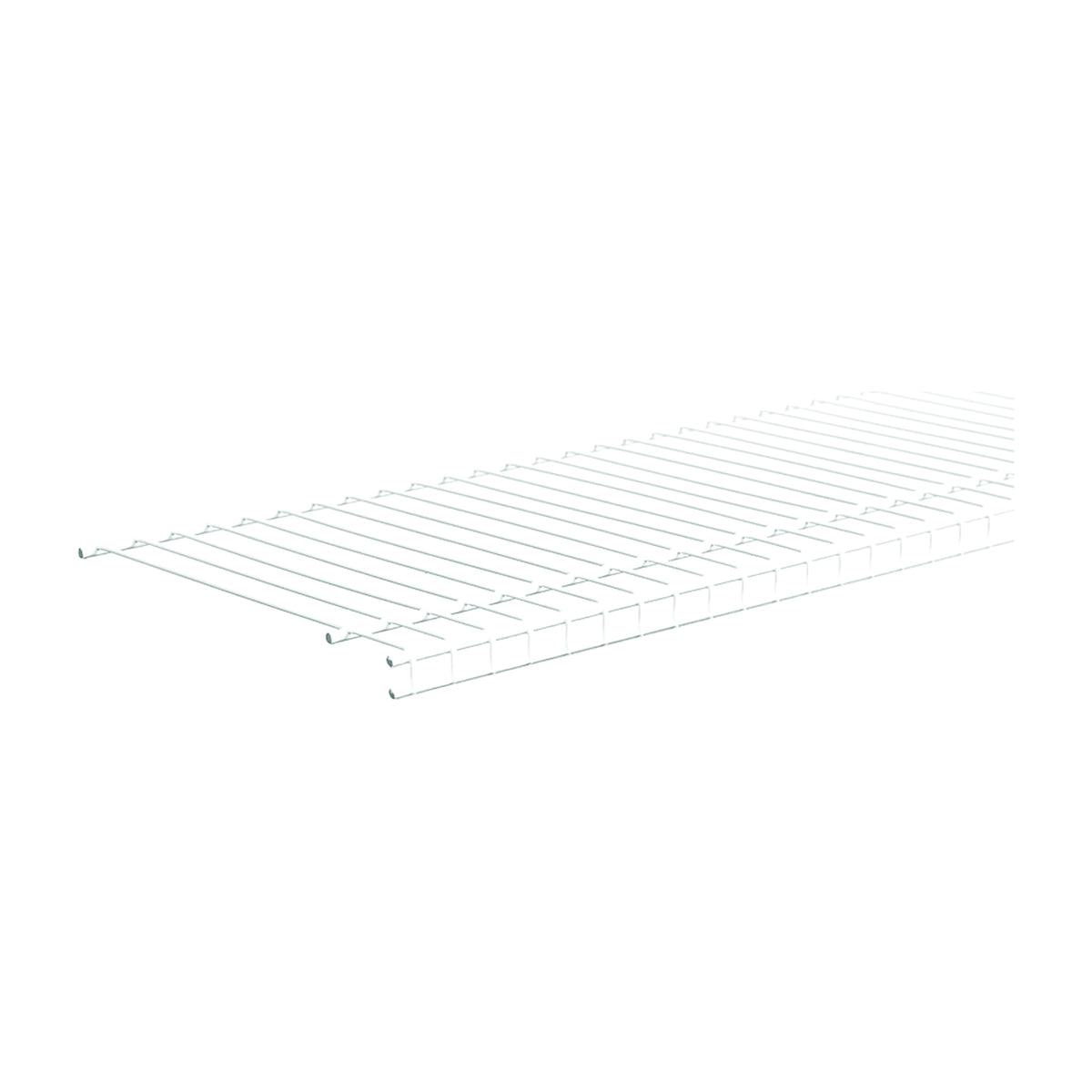 ClosetMaid SuperSlide 4717 Wire Shelf, 60 lb, 1-Level, 12 in L, 72 in W, Steel, White