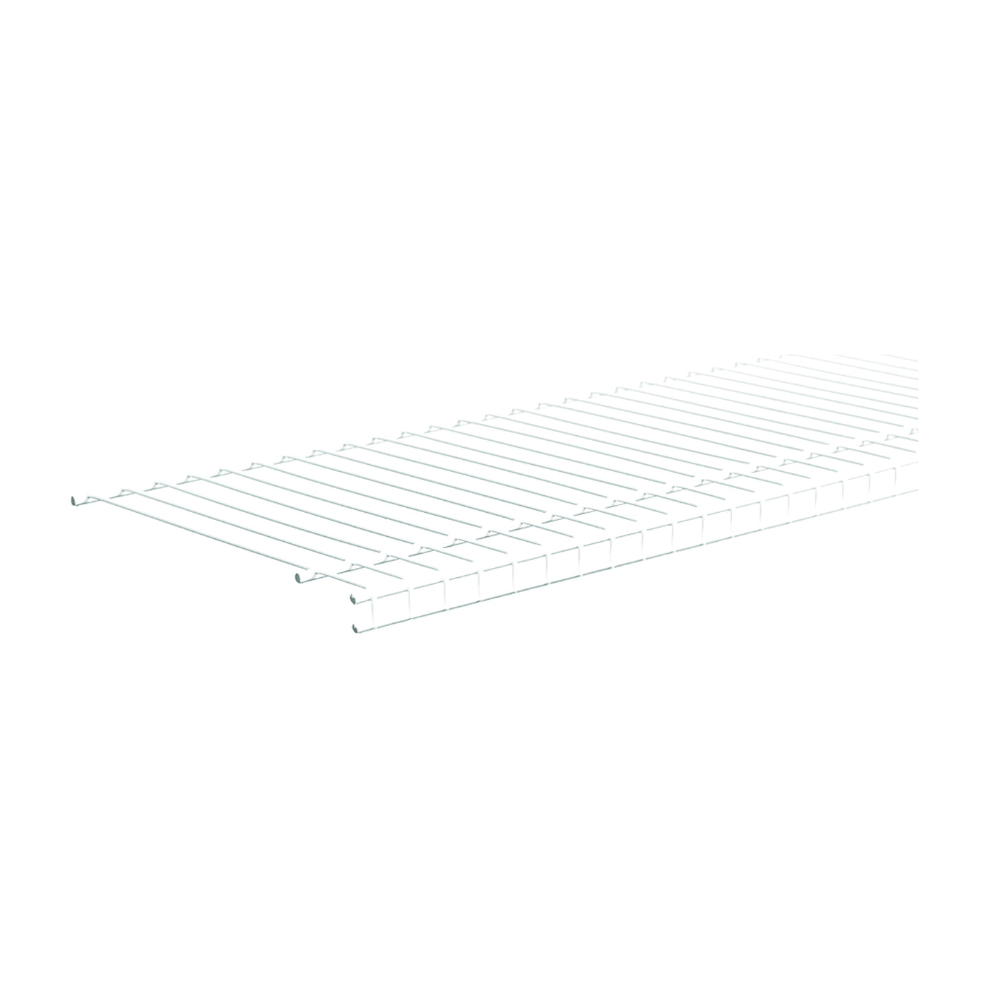 ClosetMaid SuperSlide 4717 Wire Shelf, 60 lb, 1-Level, 12 in L, 72 in W, Steel, White