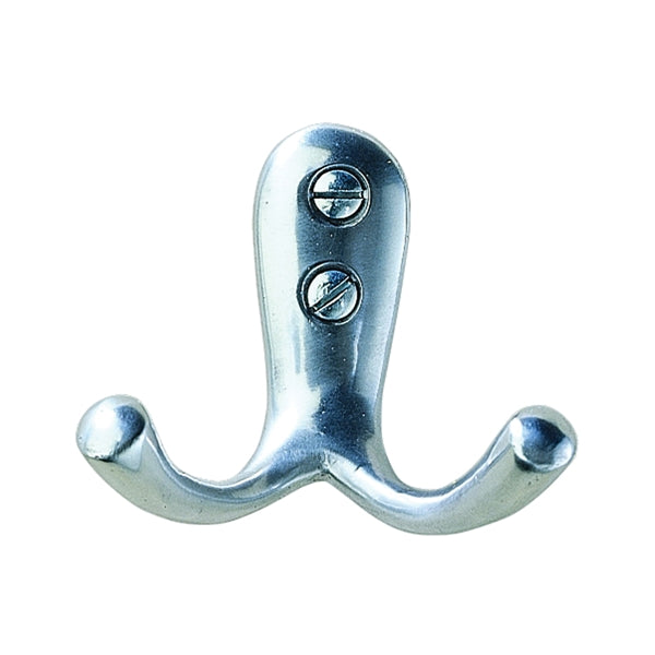 iDESIGN 97010 Robe Hook, 2-Hook, Metal, Chrome