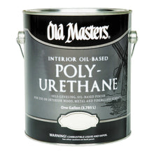 Load image into Gallery viewer, Old Masters 49601 Polyurethane, Satin, Liquid, Clear, 1 gal, Can
