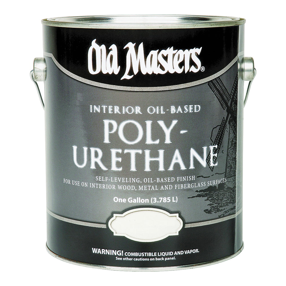 Old Masters 49601 Polyurethane, Satin, Liquid, Clear, 1 gal, Can