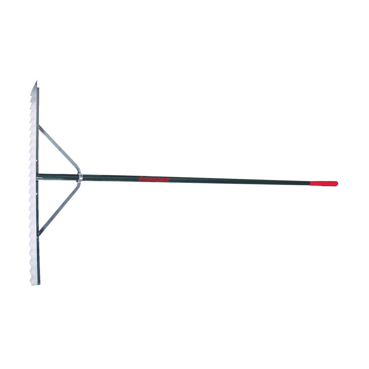 RAZOR-BACK 63133 Asphalt Lute Rake, 82-1/4 in OAL, Aluminum Handle, Straight Handle