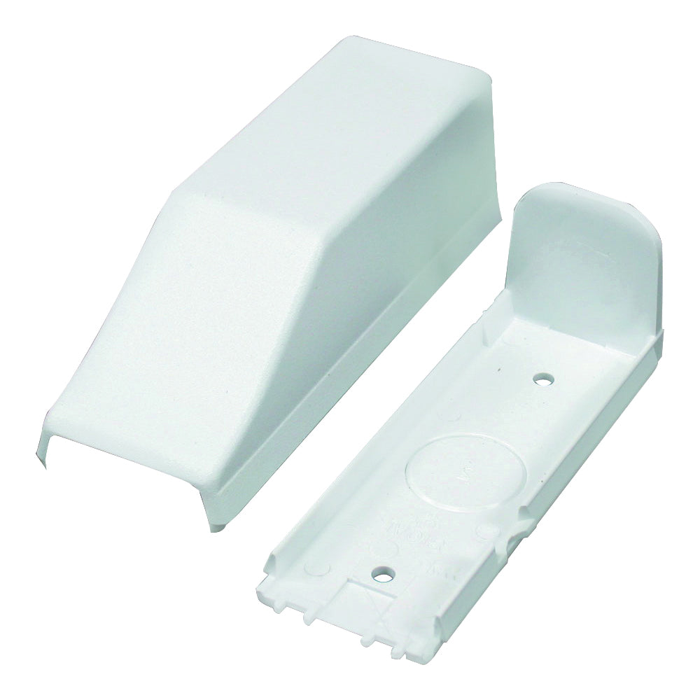 Wiremold NMW17 Raceway Conduit Connector, Plastic, White