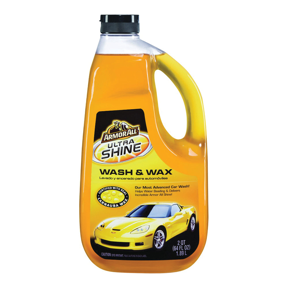 ARMOR ALL 10346 Wash and Wax, 64 fl-oz Bottle, Liquid, Fruity