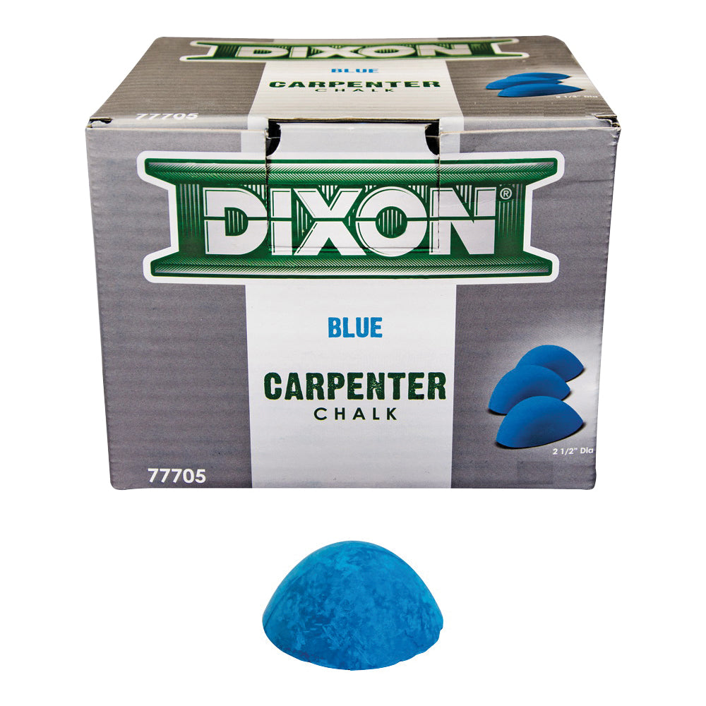 DIXON TICONDEROGA 77705 Carpenter Chalk, Blue