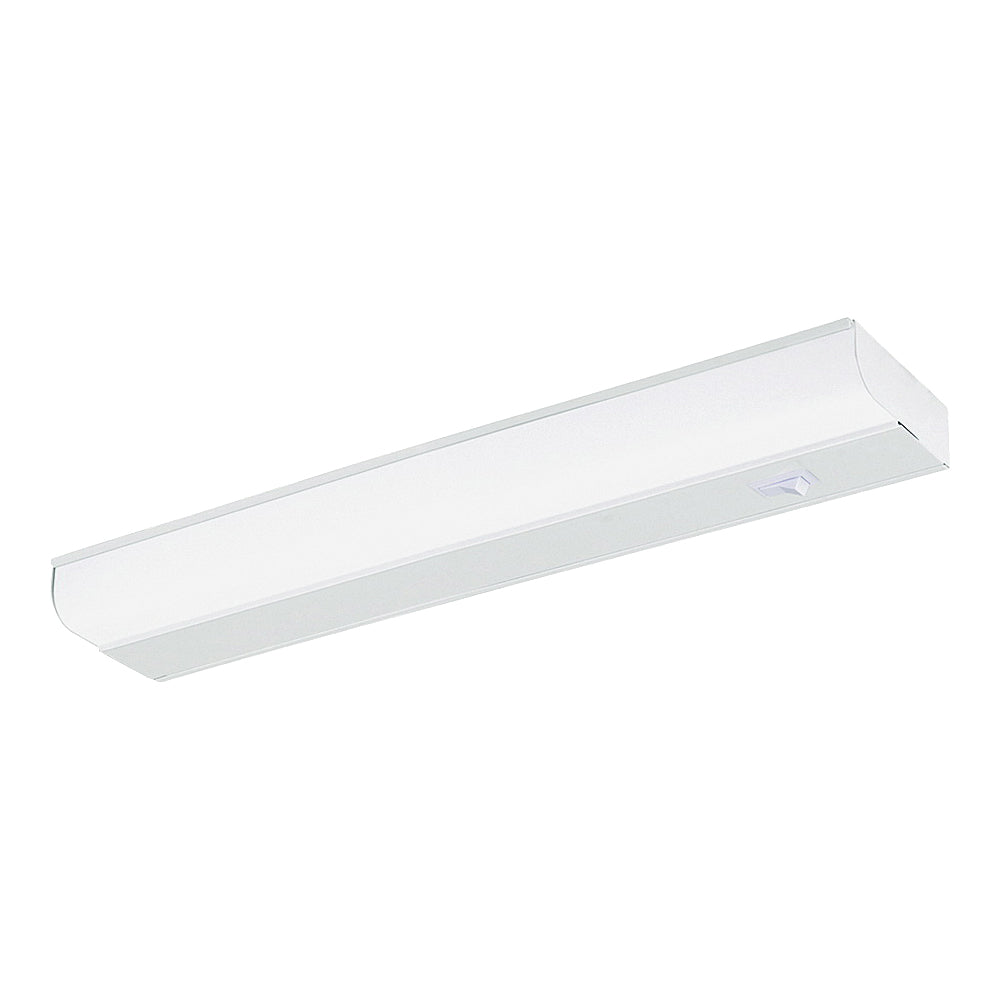 GOOD EARTH LIGHTING UC1045-WH1-18T81G Under Cabinet Bar, 120 V, 15 W, 1-Lamp, White Fixture