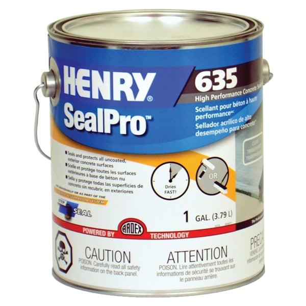HENRY 635 SealPro 16376 Concrete Sealant, Liquid, Clear