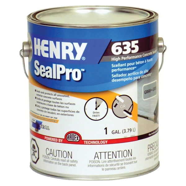 HENRY 635 SealPro 16377 Concrete Sealant, Liquid, Gray