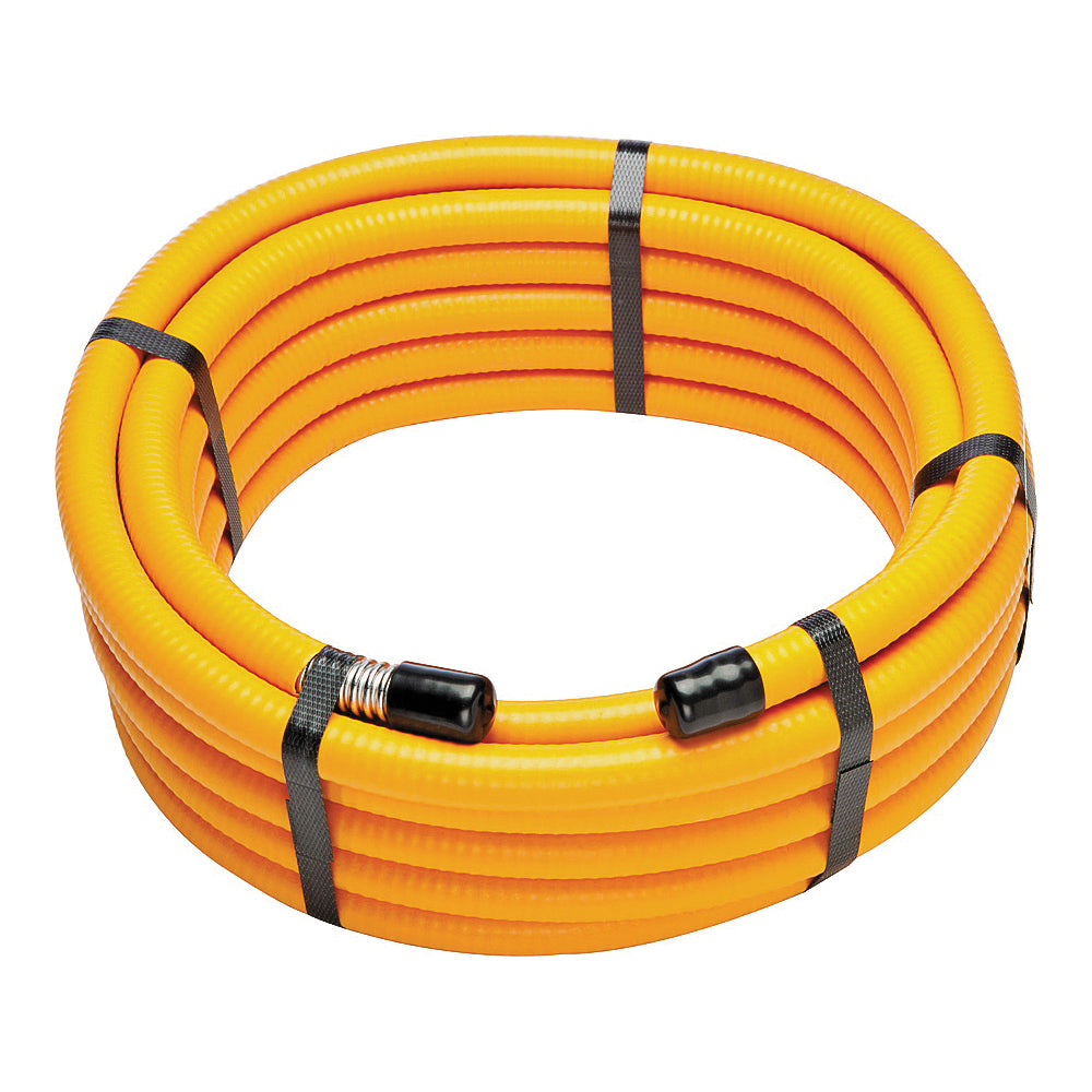 PRO-FLEX PFCT-34225 Flexible Hose, 3/4 in, Stainless Steel, Yellow, 225 ft L