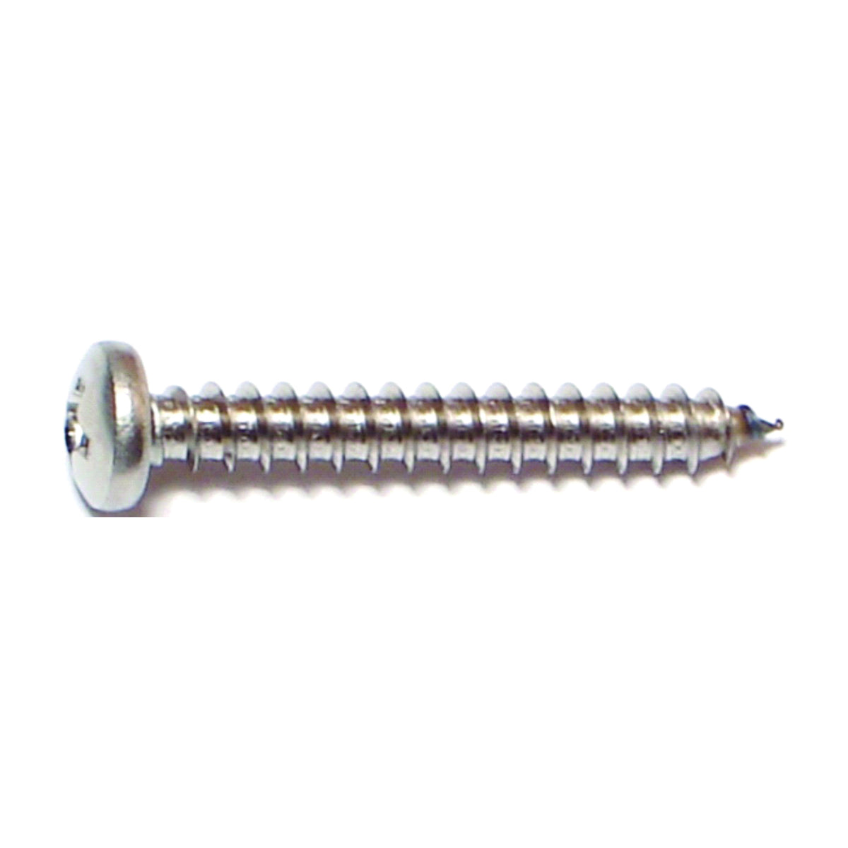 MIDWEST FASTENER 05111 Screw, #8 Thread, Coarse Thread, Pan Head, Phillips Drive, Self-Tapping, Sharp Point, 100 PK