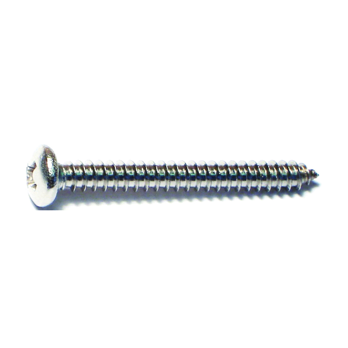 MIDWEST FASTENER 05112 Screw, #8 Thread, Coarse Thread, Pan Head, Phillips Drive, Self-Tapping, Sharp Point, 100 PK