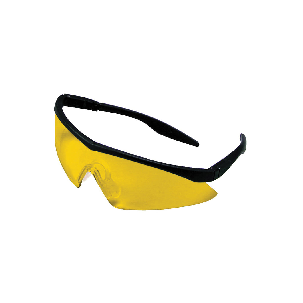 MSA 10021258 Safety Glasses, Anti-Fog Lens, Black Frame