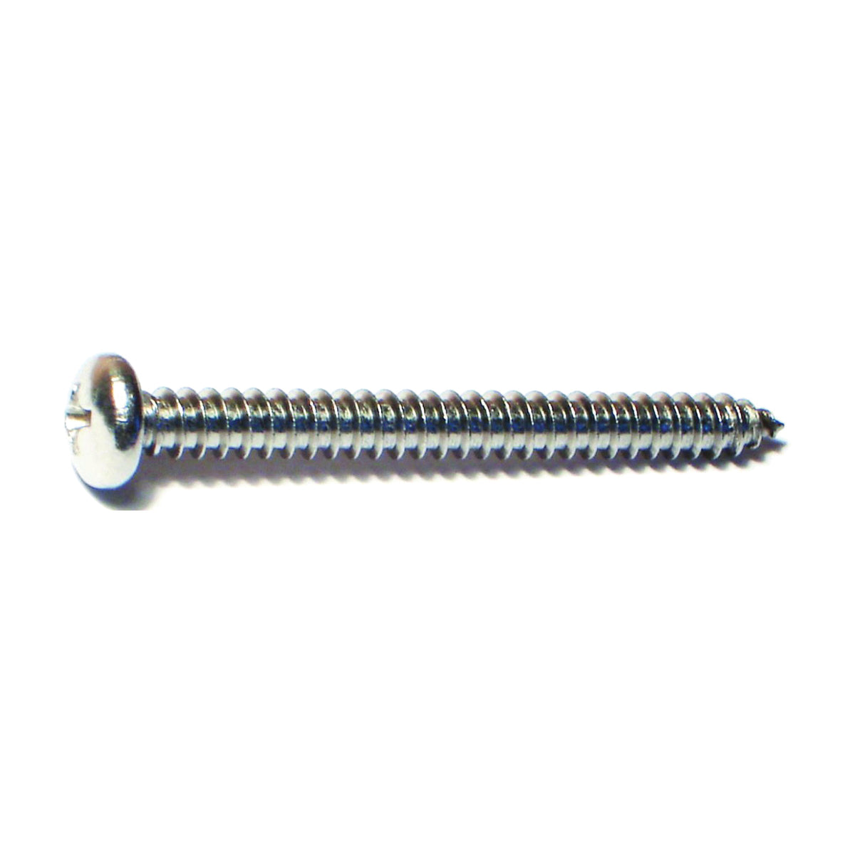 MIDWEST FASTENER 05122 Screw, #10 Thread, Coarse Thread, Pan Head, Phillips Drive, Diamond, Self-Tapping Point, 100 PK