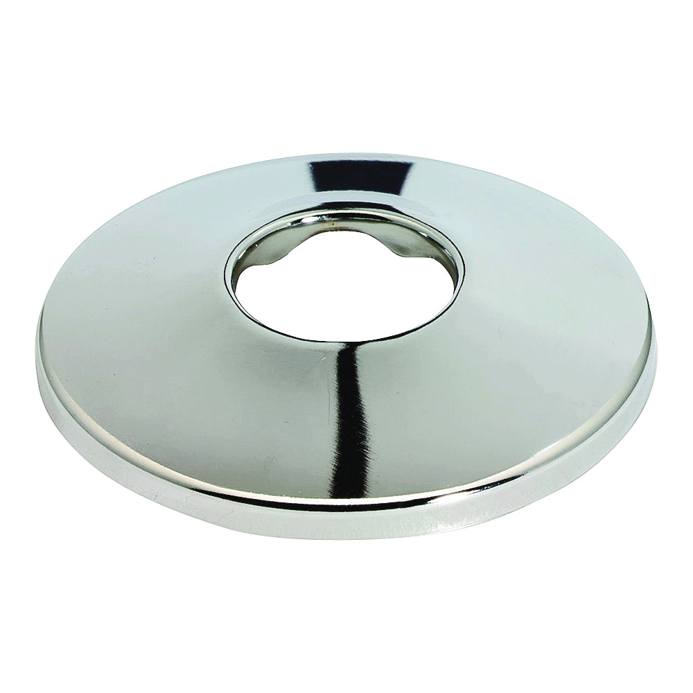 Plumb Pak PP802-89 Bath Flange, 3-1/2 in W, Plastic, Chrome