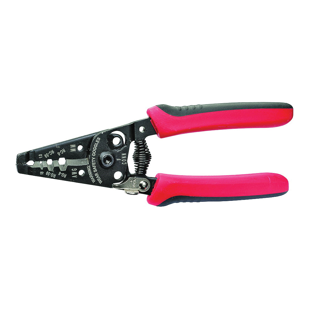 GB GS-359 Wire Stripper, 6-1/4 in OAL, Cushion-Grip Handle