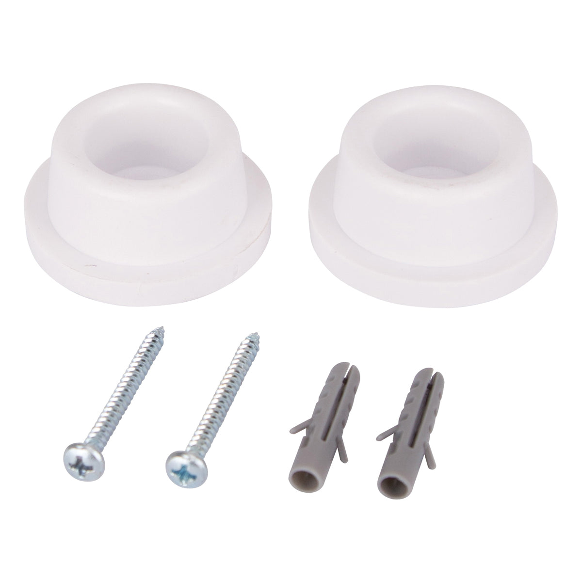 Prosource 20276PHB-PS Door Stop, 1-3/4 in Dia Base, 1-25/32 in Dia Base x 15/16 in H Projection, Rubber