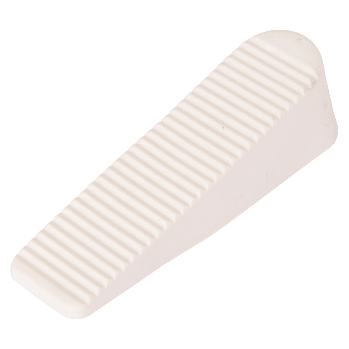 Prosource FE-50922-PS Door Stop, 1 in W x 4 in L x-1/4 in H Projection, Rubber, White