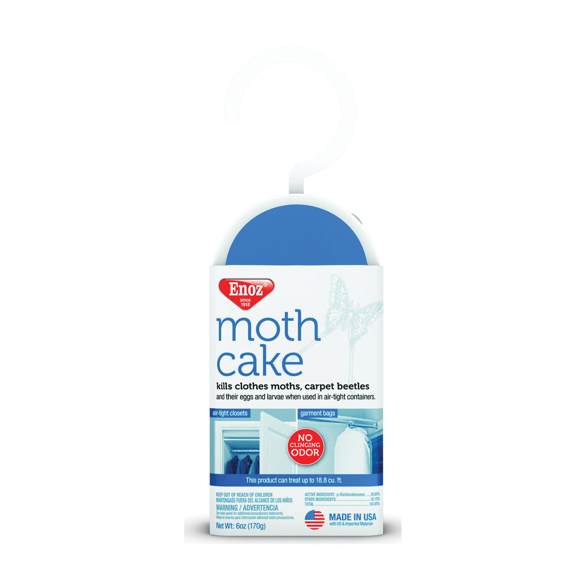 Enoz 493.6T Moth Cake, 6 oz