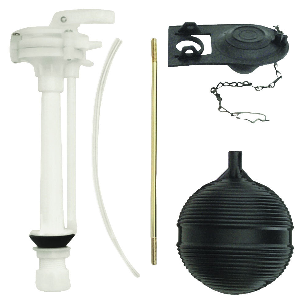 Worldwide Sourcing 24451-3L Economy Toilet Tank Repair Kit, 1 Set-Piece, Black/White