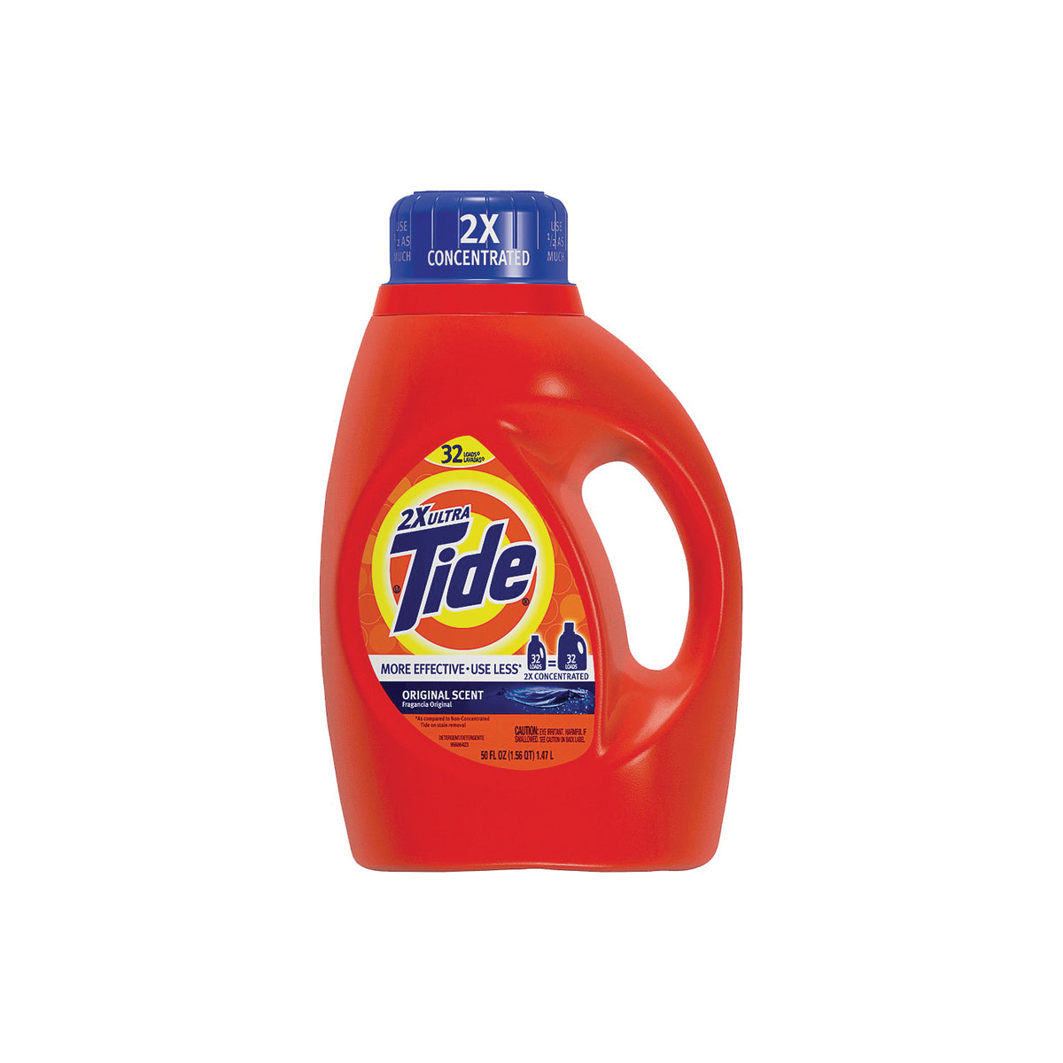 Tide 4673489 Laundry Detergent, 50 oz Bottle, Liquid, Original