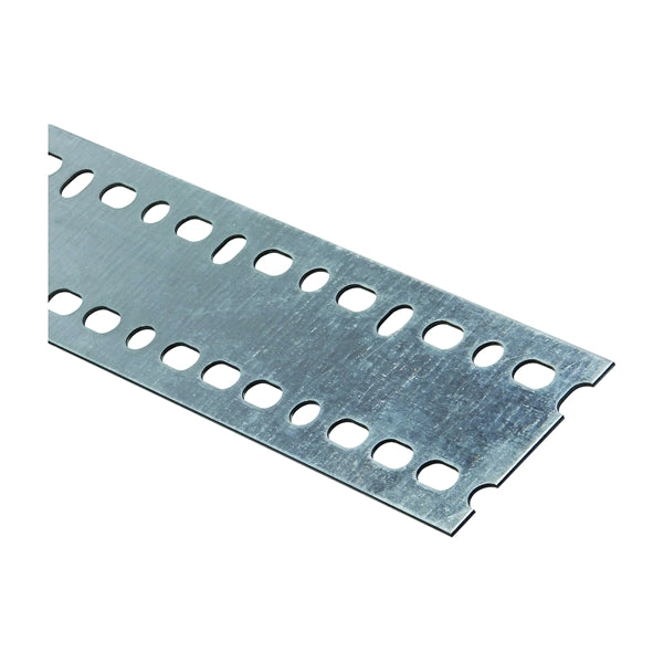 Stanley Hardware 4026BC Series N341-214 Structural Plate, 2-13/16 in W, 60 in L, 0.074 in Thick, Galvanized Steel