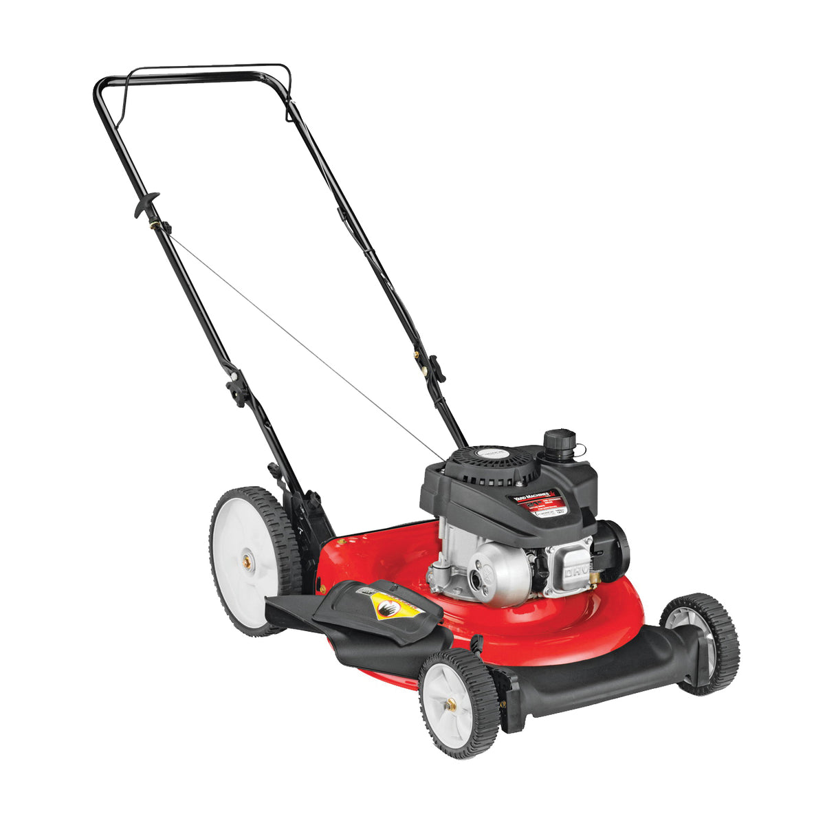Yard Machines 11A-B0S5700 Push Mower, 140 cc Engine Displacement, Gasoline, 21 in W Cutting, Recoil Start