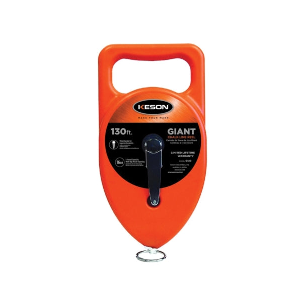 KESON G130 Chalk Line Reel, 130 ft L Line