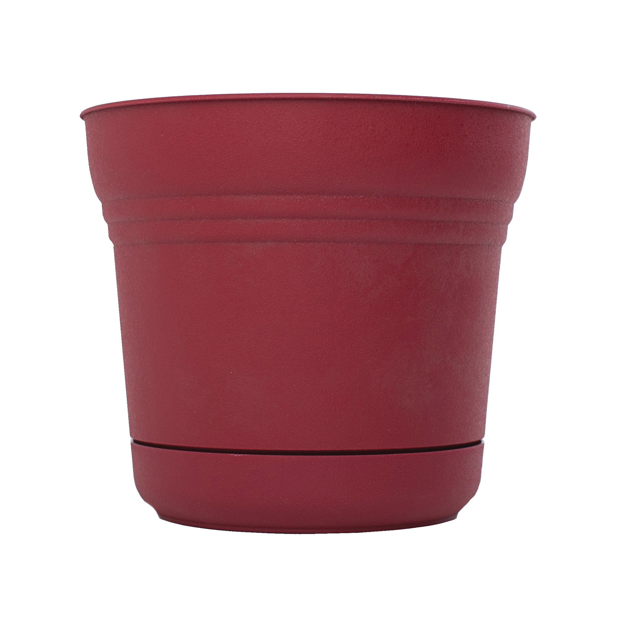 Bloem Saturn SP1012 Planter, 8-1/2 in W, Plastic, Union Red