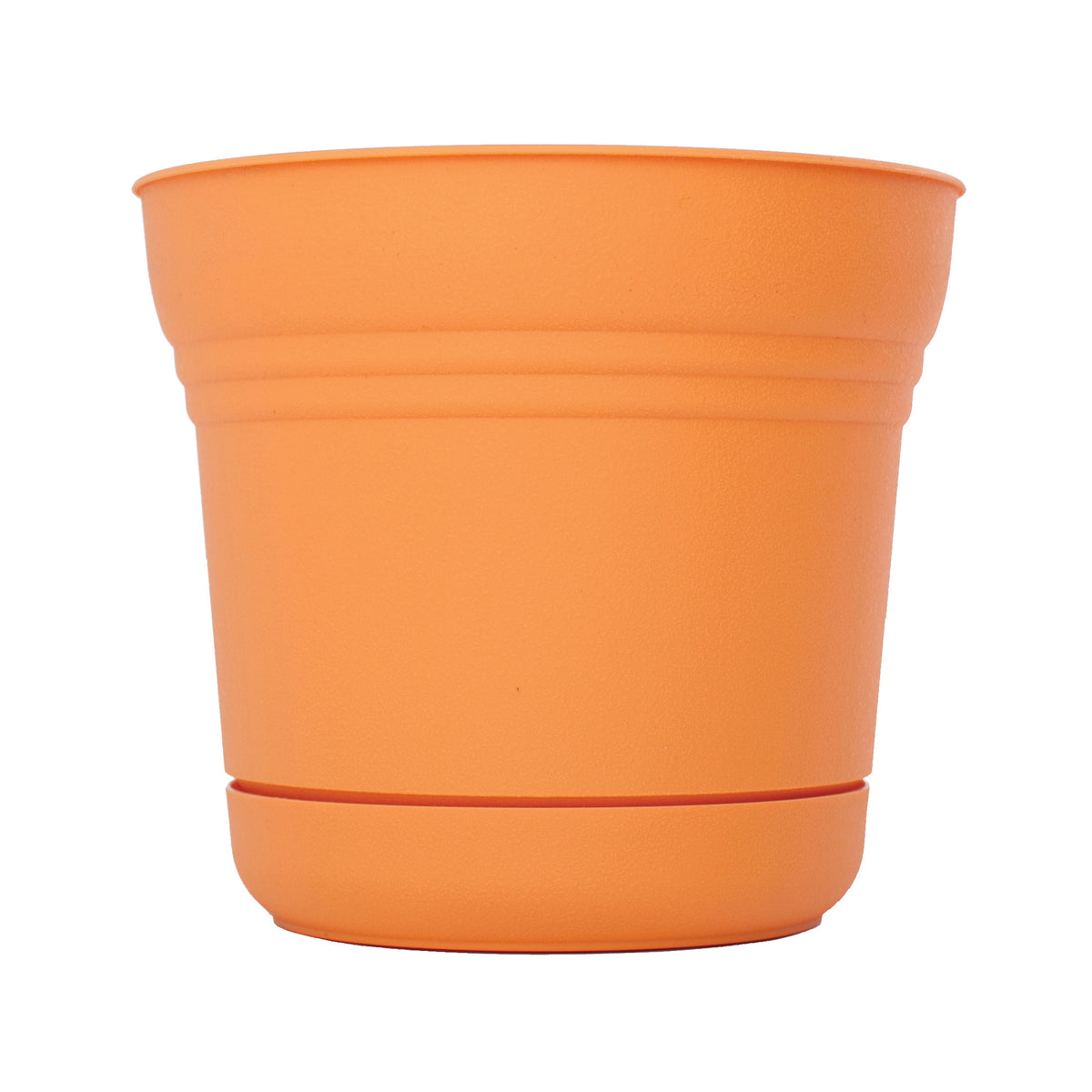 Bloem Saturn SP1020 Planter, 8-1/2 in W, Plastic, Tequila Sunrise