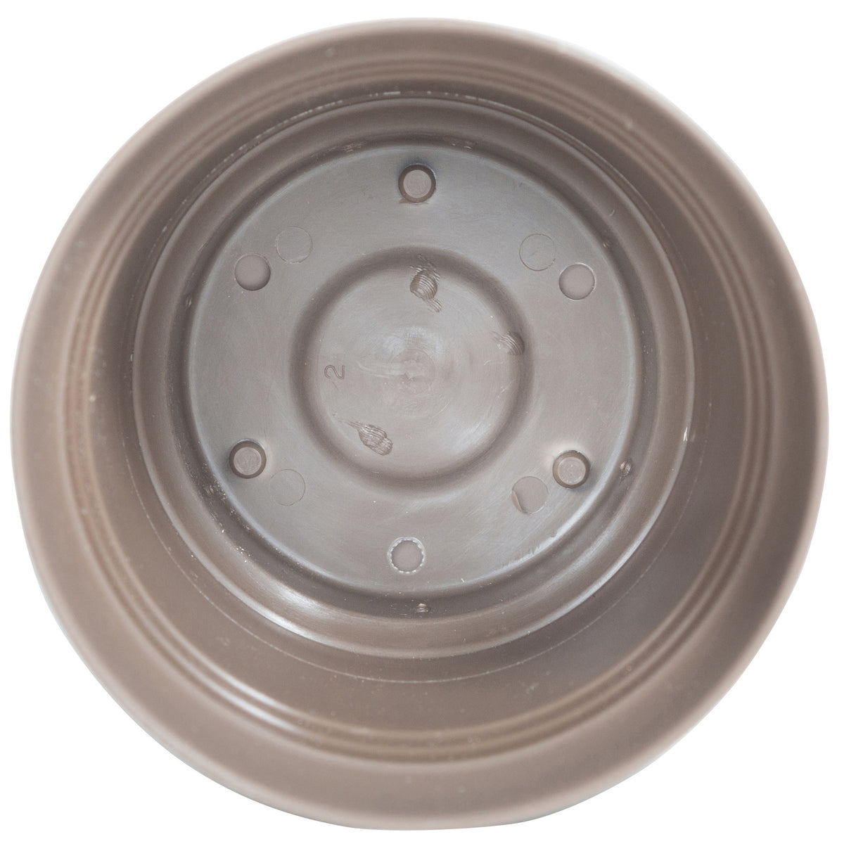 Bloem Saturn SP1060 Planter, 8-1/2 in W, Plastic, Peppercorn