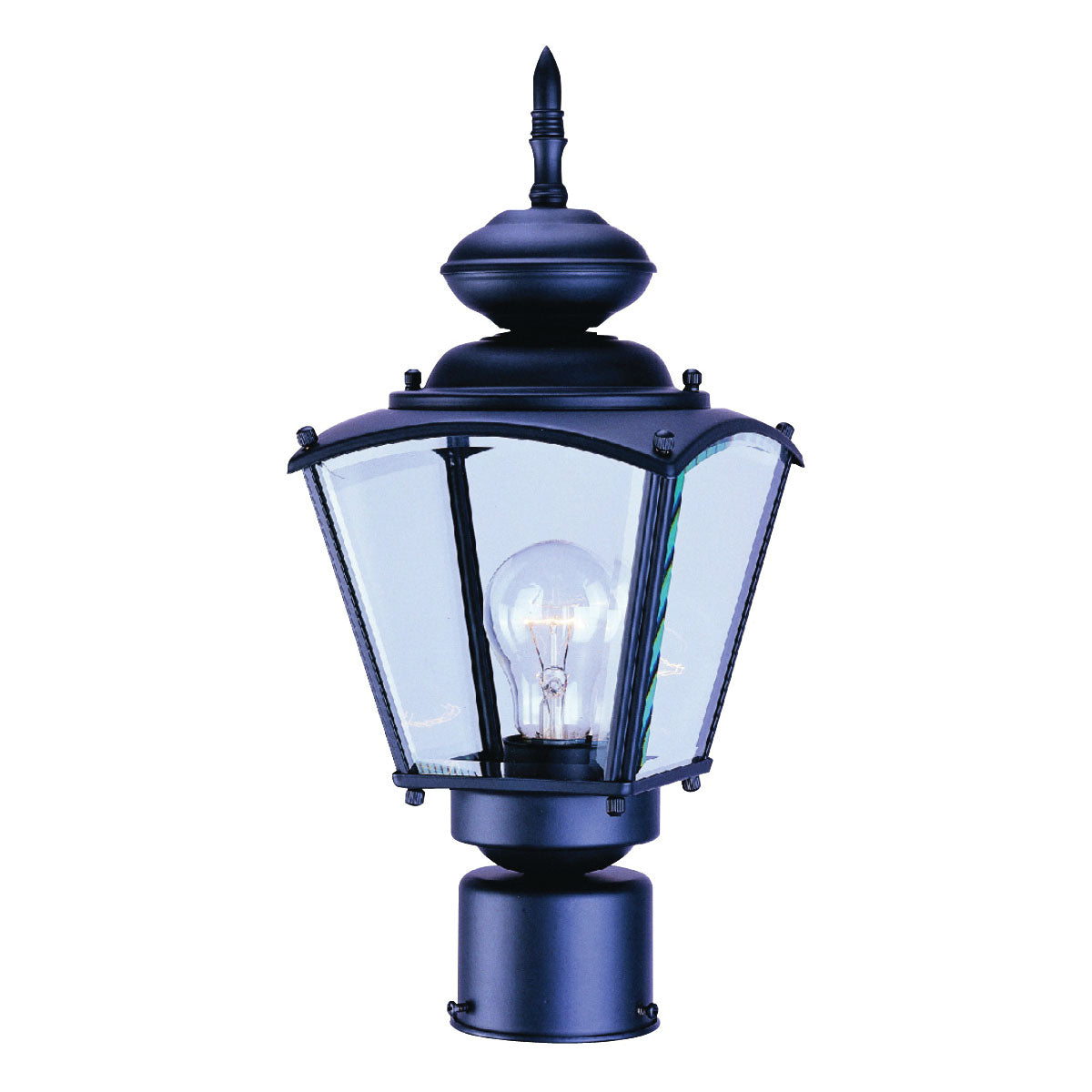 Boston Harbor 4007H-5 Outdoor Post Lantern, 120 V, 100 W, Steel Fixture