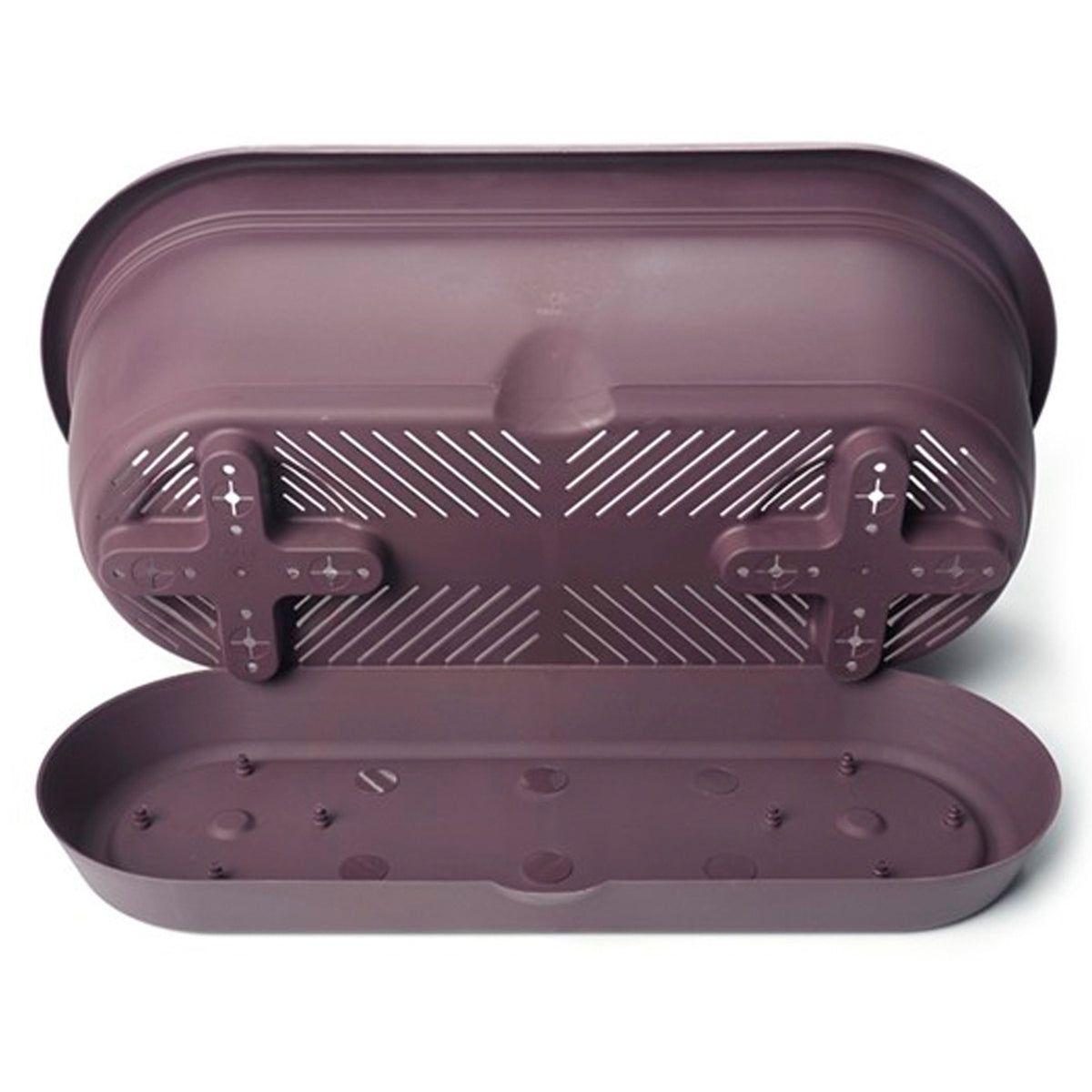 Bloem Lucca LWB1856 Window Box Planter, 7-1/2 in W, 9.13 in D, Box, Polypropylene, Exotica