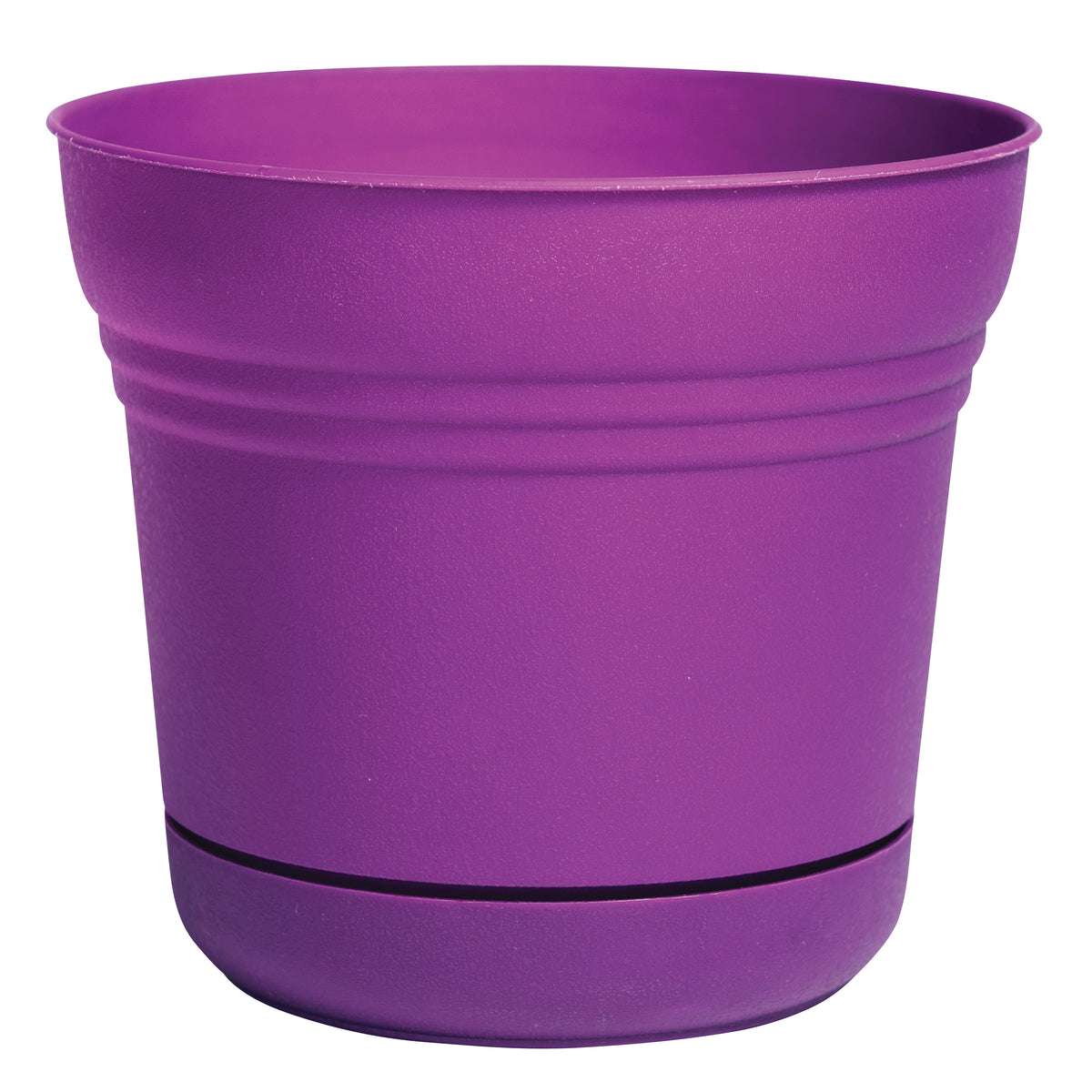 Bloem SP0729 Saturn Planter, 7.3 in W, Bell, Plastic, Passion Fruit, Matte