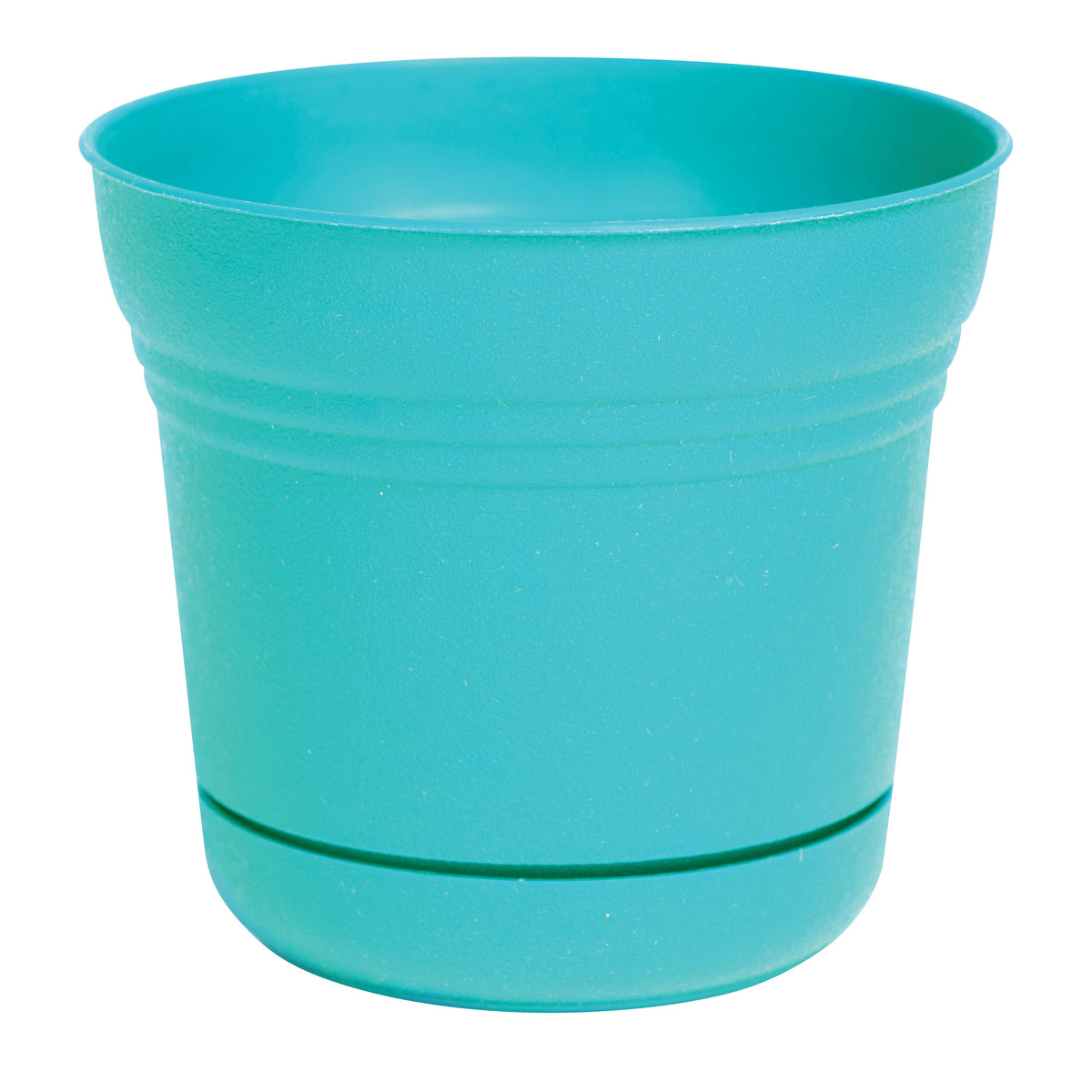Bloem SP1027 Saturn Planter, 10 in W, Bell, Plastic, Teal, Matte