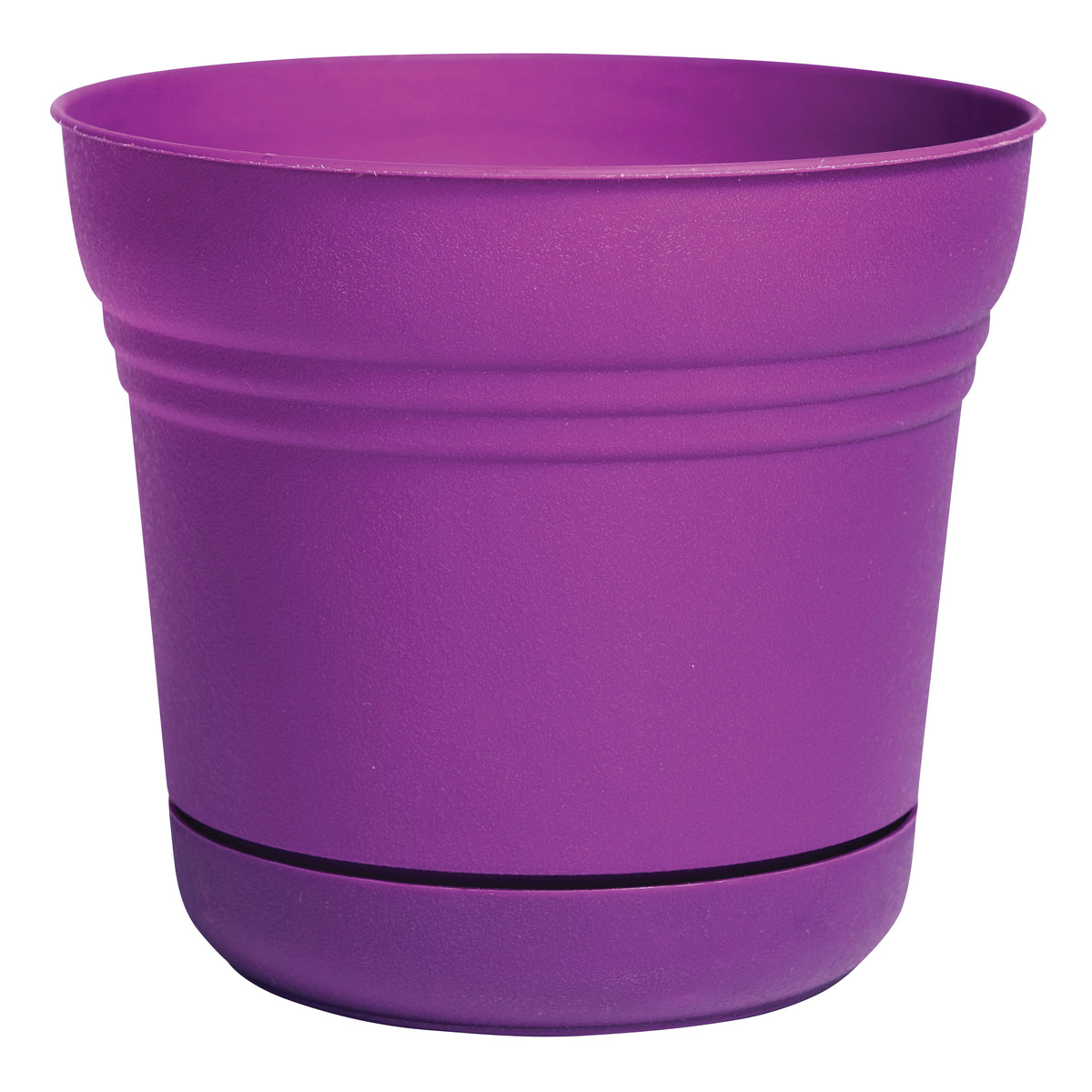 Bloem SP1029 Saturn Planter, 9.8 in W, Bell, Plastic, Passion Fruit, Matte