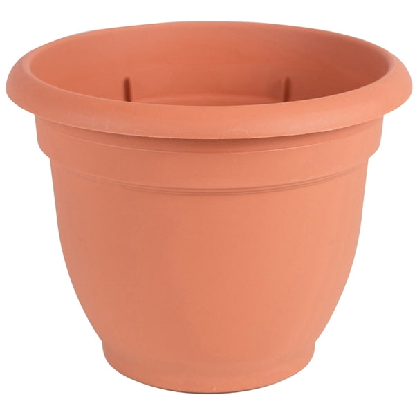 Bloem 20-56106 Self-Watering Planter, 6 in Dia, 6-1/2 in W, Round, Plastic, Terra Cotta