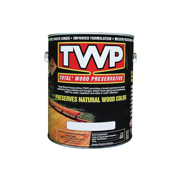 TWP 100 Series TWP-120-1 Wood Preservative, Pecan, Liquid, 1 gal, Can