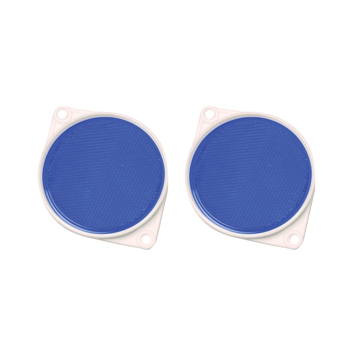 HY-KO CDRF-3B Carded Reflector, 9.63 in L Post, Blue Reflector