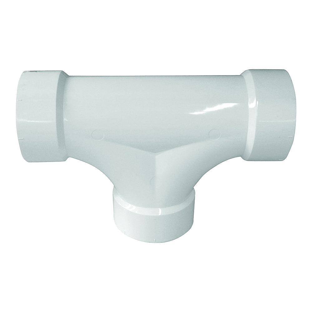 GENOVA 700 Series 71644 Cleanout Tee, 4 in, Hub, PVC, SCH 40 Schedule