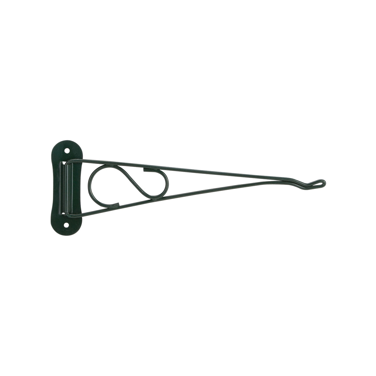 Landscapers Select GB0223L Planter Bracket, 10-3/8 L, Steel, Forest Green, Wall Mount Mounting