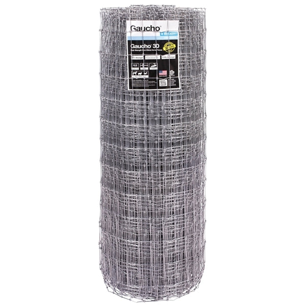 Gaucho 164396 Horse Fence, 200 ft L, 48 in H, Non-Climb Mesh, 2 x 4 in Mesh, 12.5 ga Gauge, Bezinal-Coated
