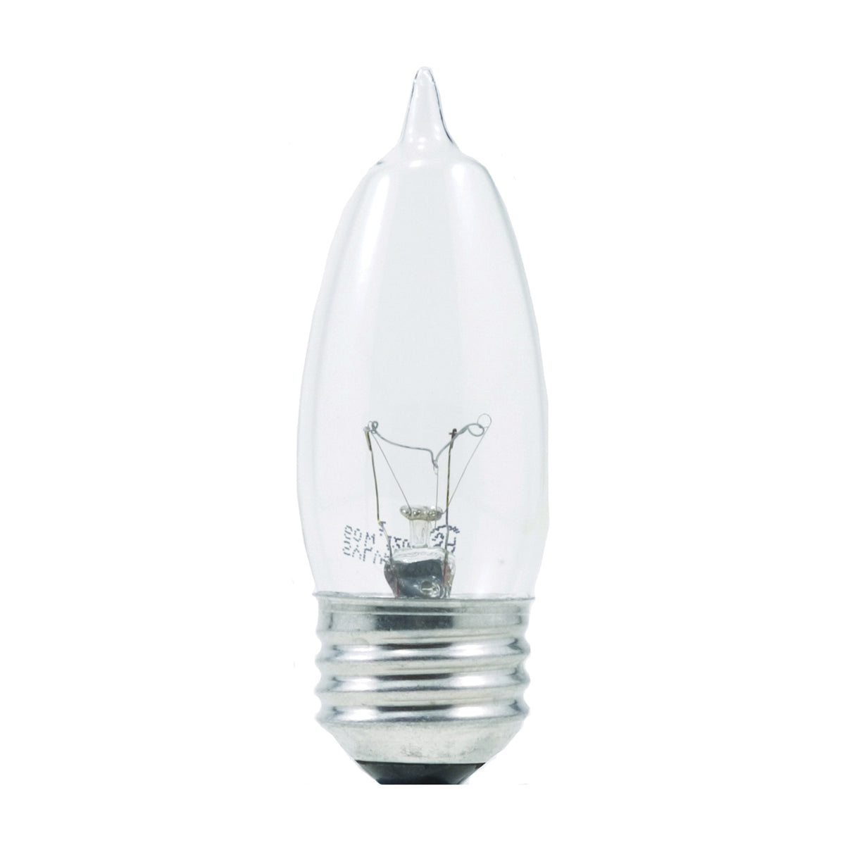 Sylvania 13332 Incandescent Bulb, 40 W, B10 Lamp, Medium E26 Lamp Base, 320 Lumens, 2850 K Color Temp