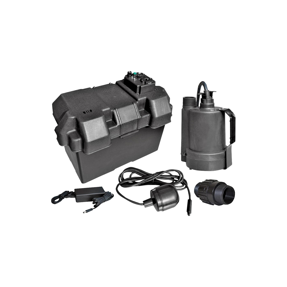 SUPERIOR PUMP 92900 Battery Back Up Kit, 12 VDC, Thermoplastic